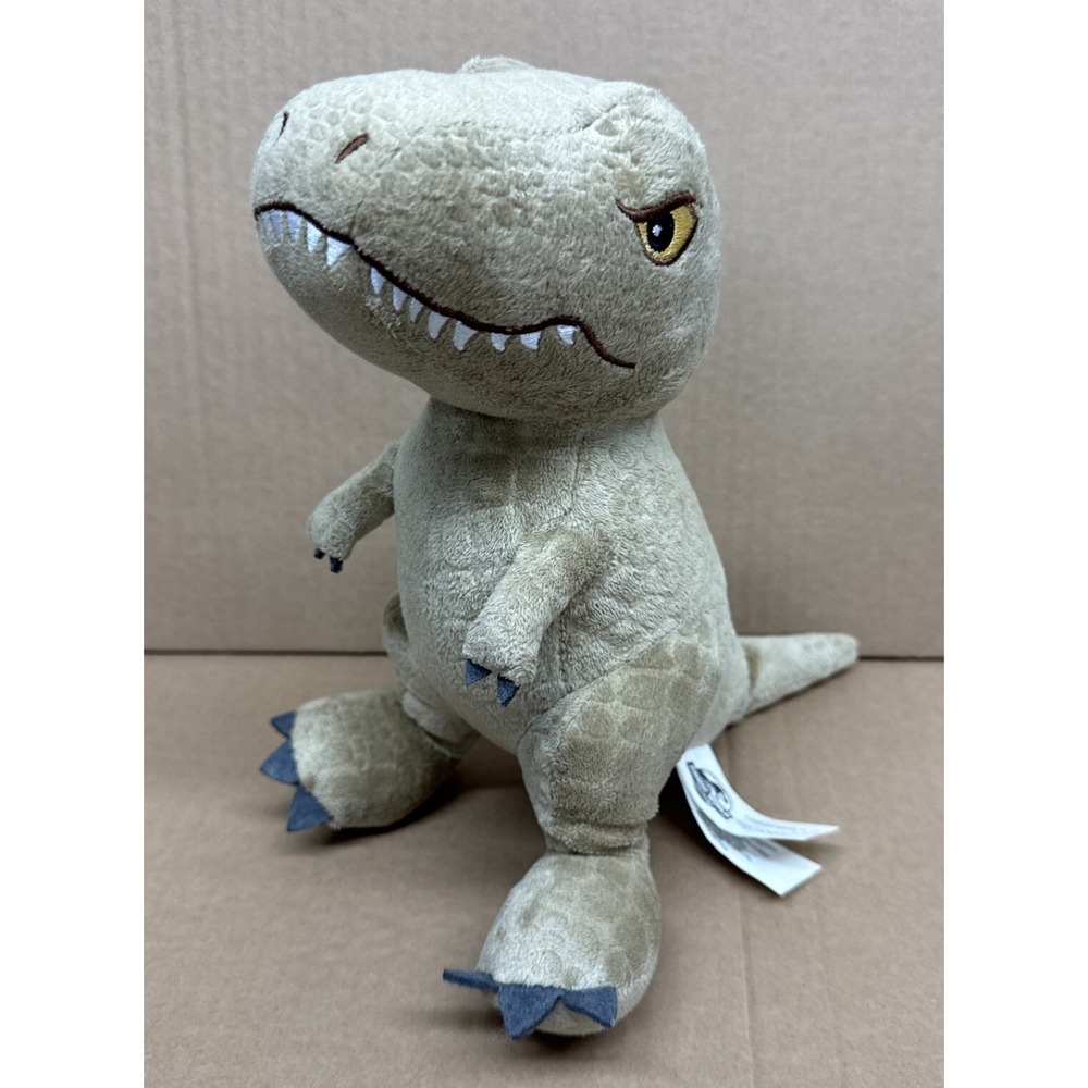 Jurassic Park World Dominion T-REX Dinosaur 10" Plush Stuffed Animal Toy Tan